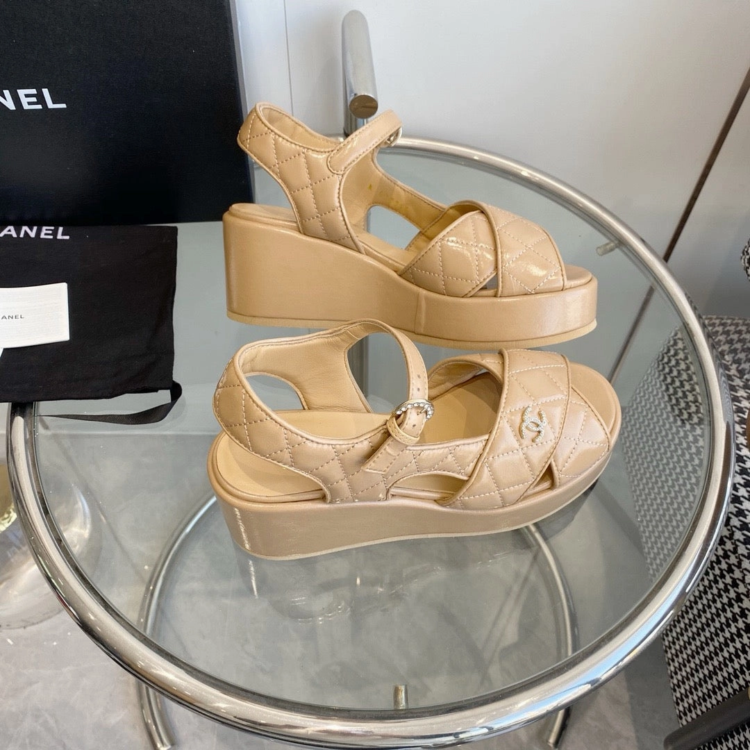 SE1320 CC Sandals /  Size5-10 Strappy Sandals With Platform