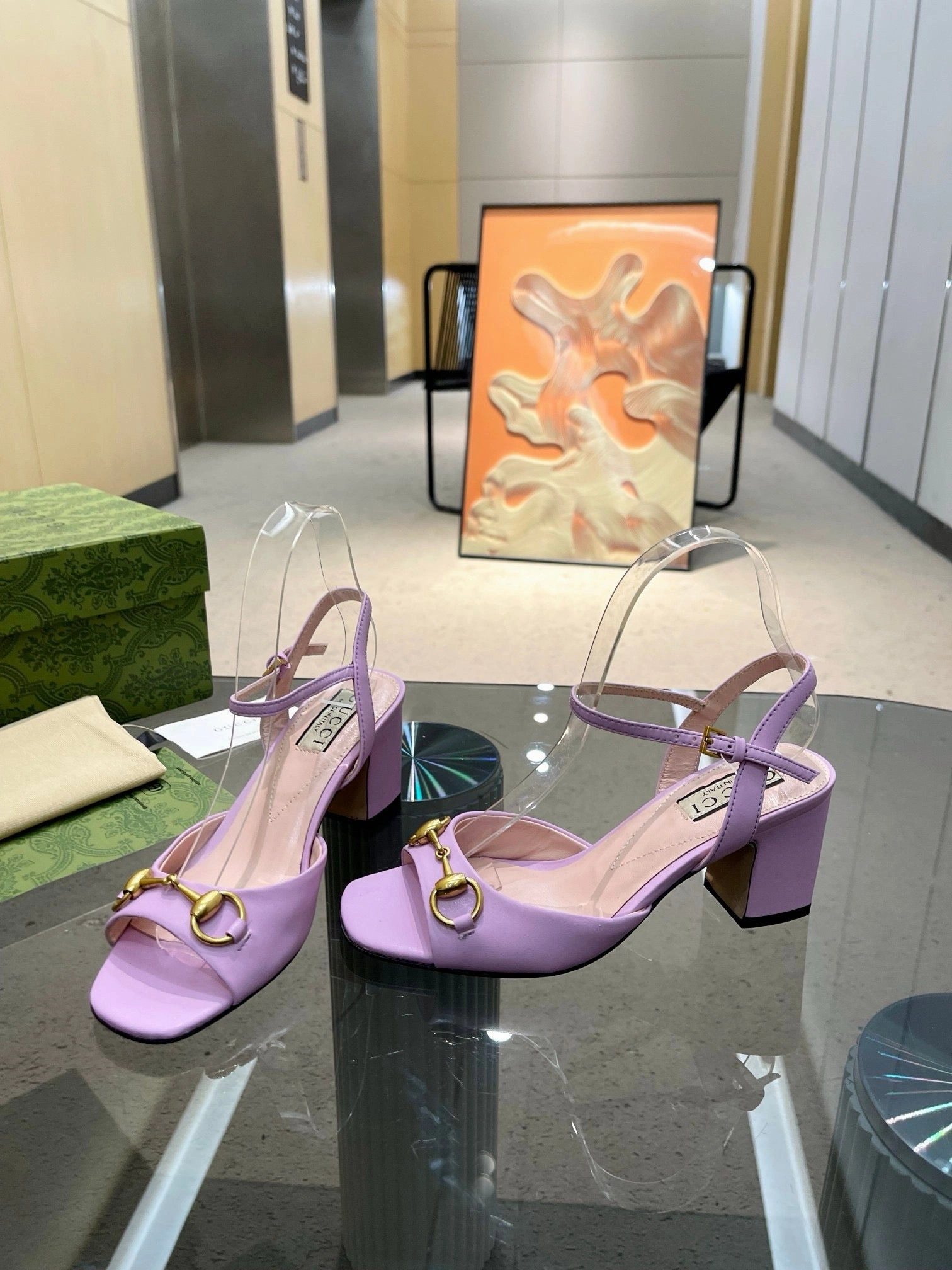 SE1340 Women's Horsebit mid-heel Sandal / Size5-11 Wedge Sandals