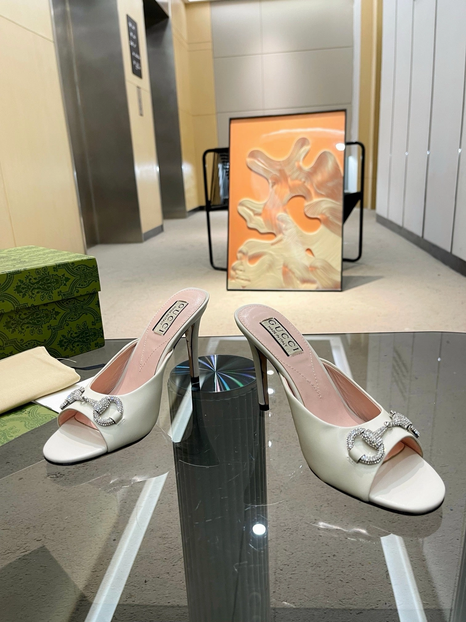 SE1488 GG Sandals / Size5-11 Leather Sandals For Ladies