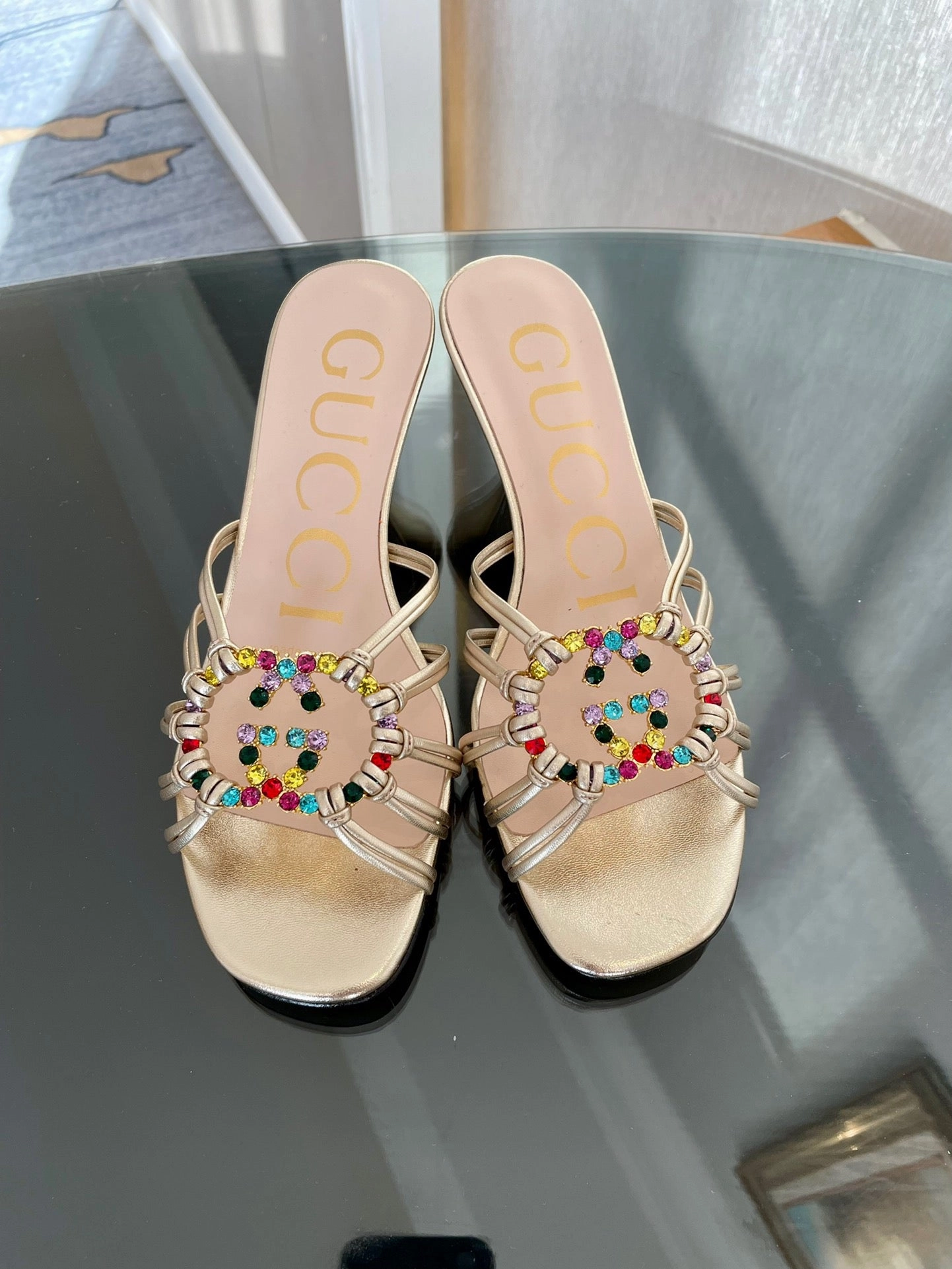 Hoka Sandals SE994 GG Women's Slide Sandal with Interlocking G