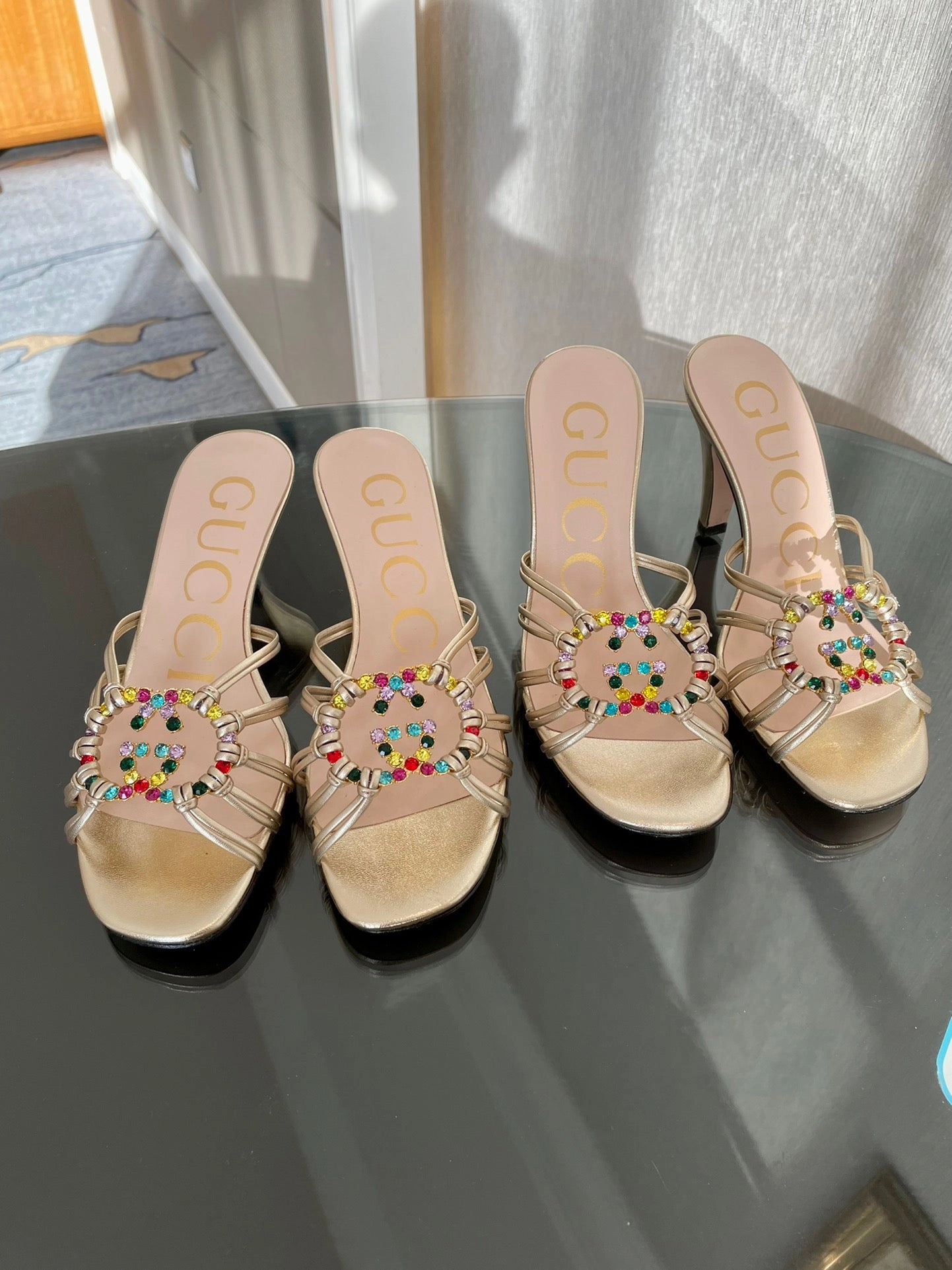 SE994 GG Women's Slide Sandal with Interlocking G Sandals Park