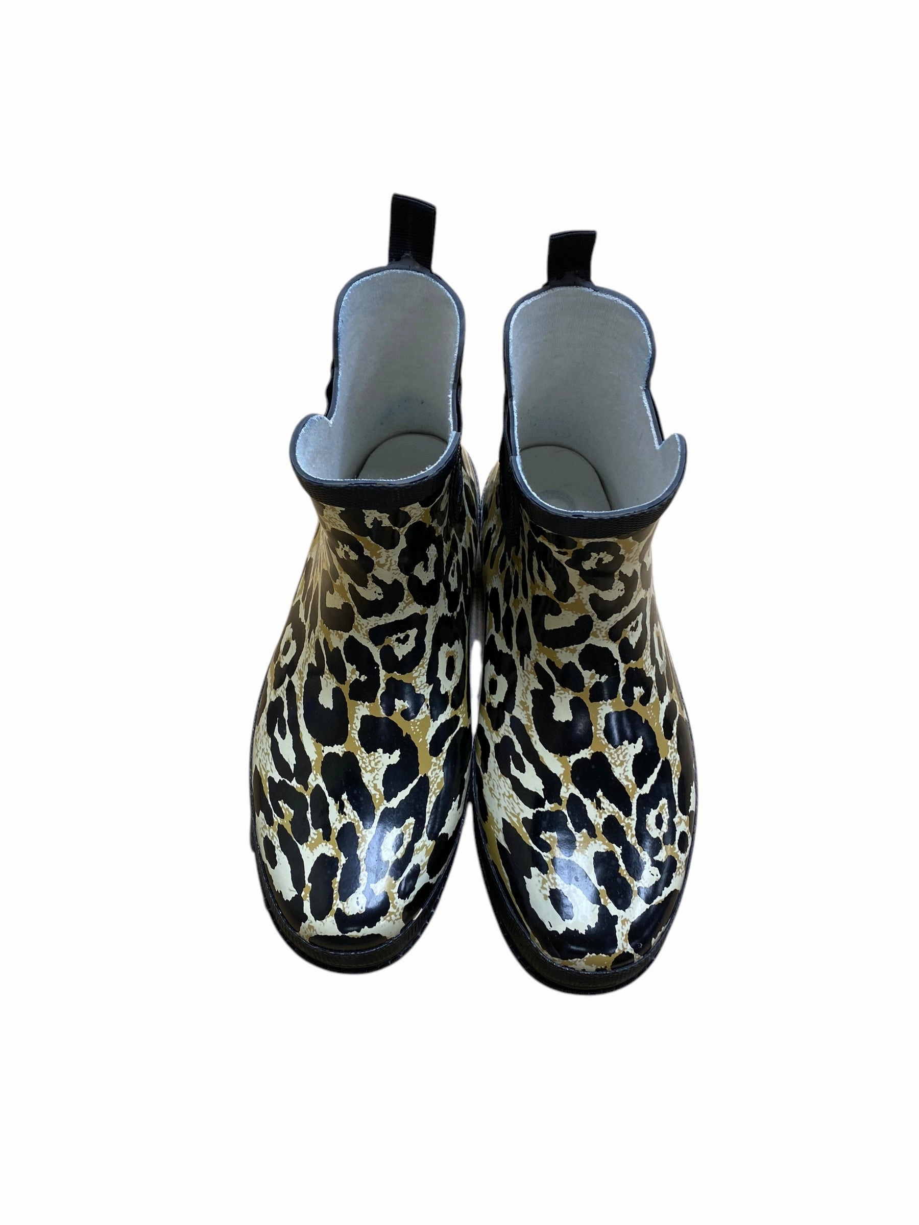 Insoles For Rain Boots Boots Rain By Clothes Mentor In Animal Print, Size: 8