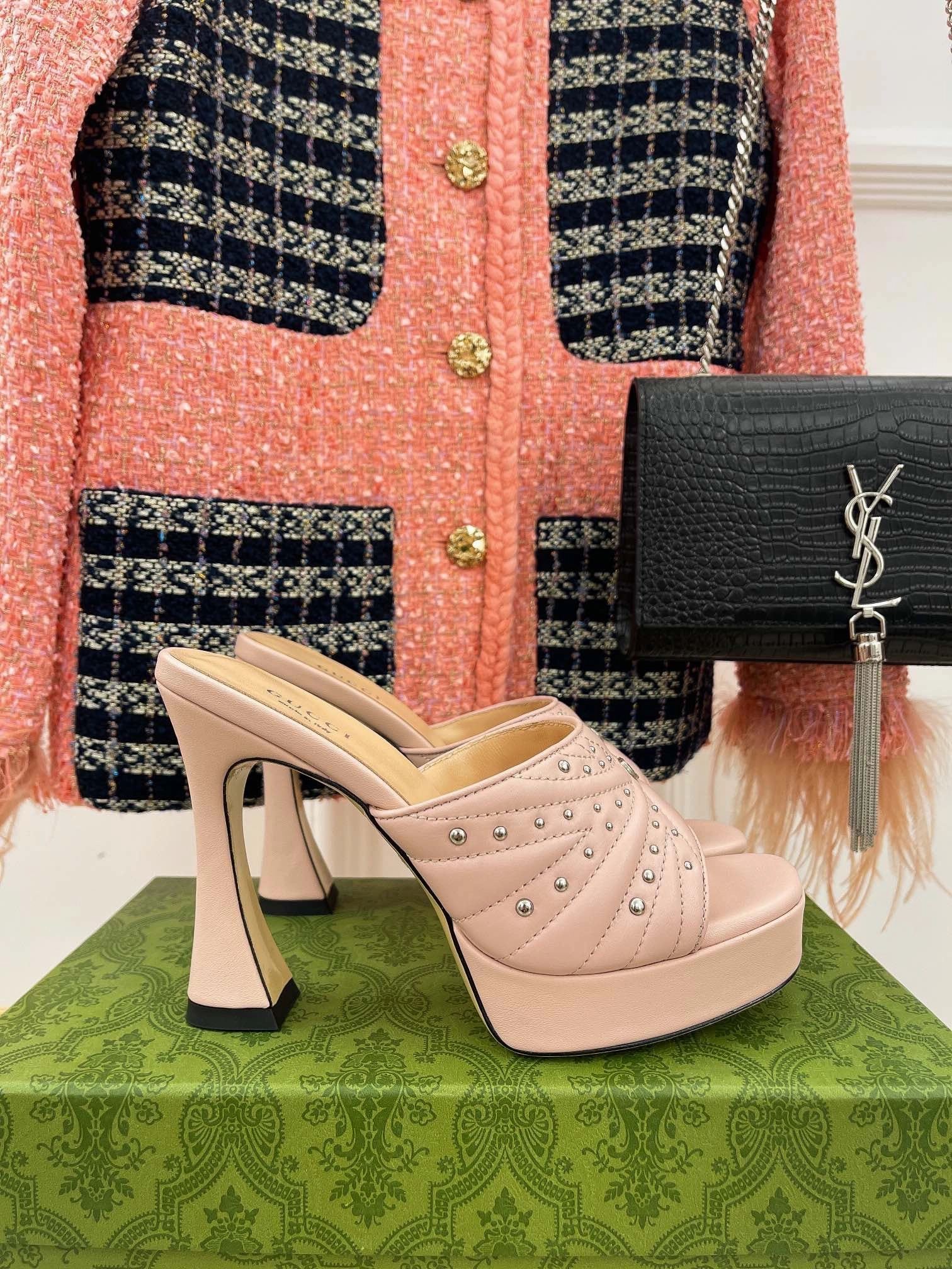 Sandals Resort Florida SE1052 GG Women's Heeled Slide Sandal / Size5-10