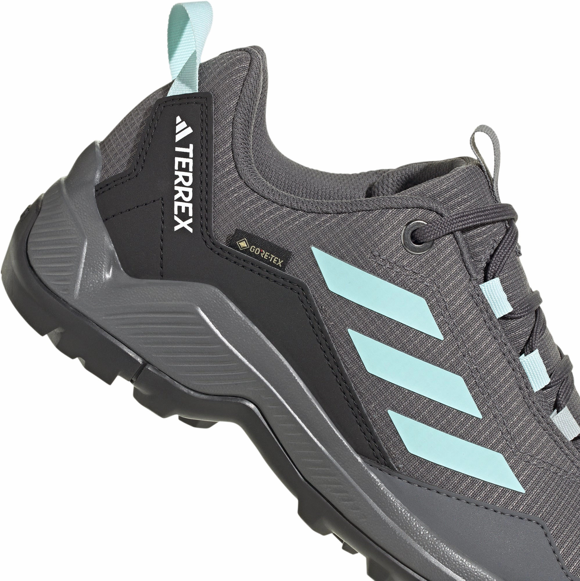 adidas Terrex Eastrail GORE-TEX Womens Walking Shoes - Grey Hiking Shoes In The Snow