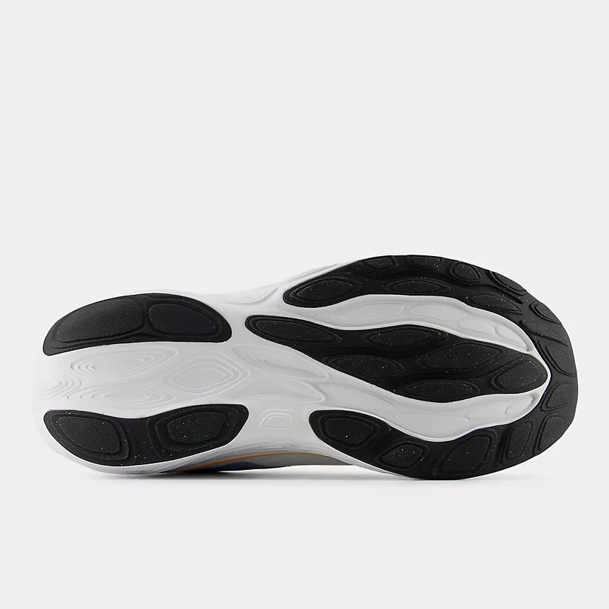 New Balance Mens 1080v14-White Black (M108014T) Grey New Balance Cleats