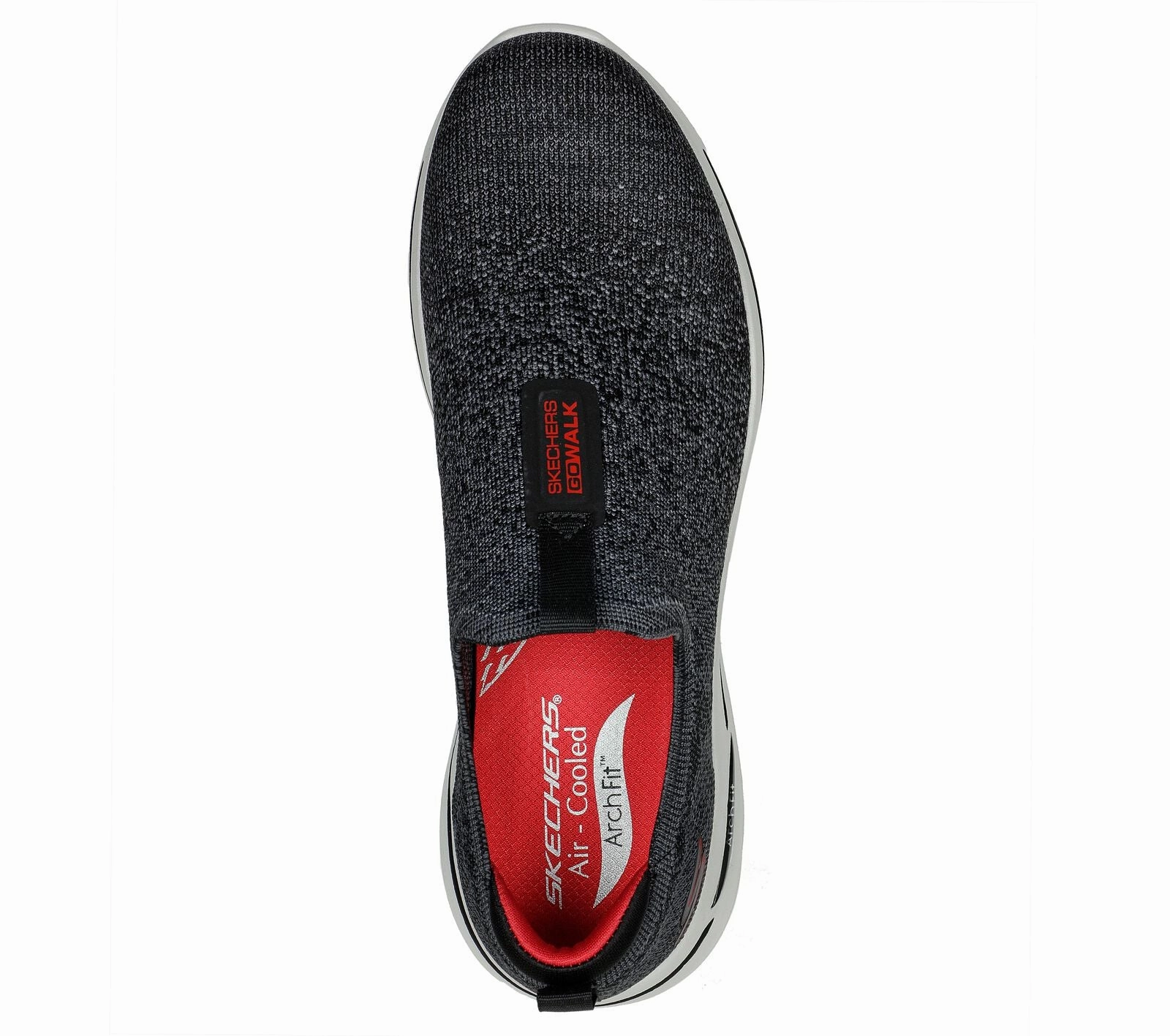 Best Hiking Shoes For Wet Rocks SKECHERS GO WALK ARCH FIT - LINEAR AXIS - 216256 - BKRD