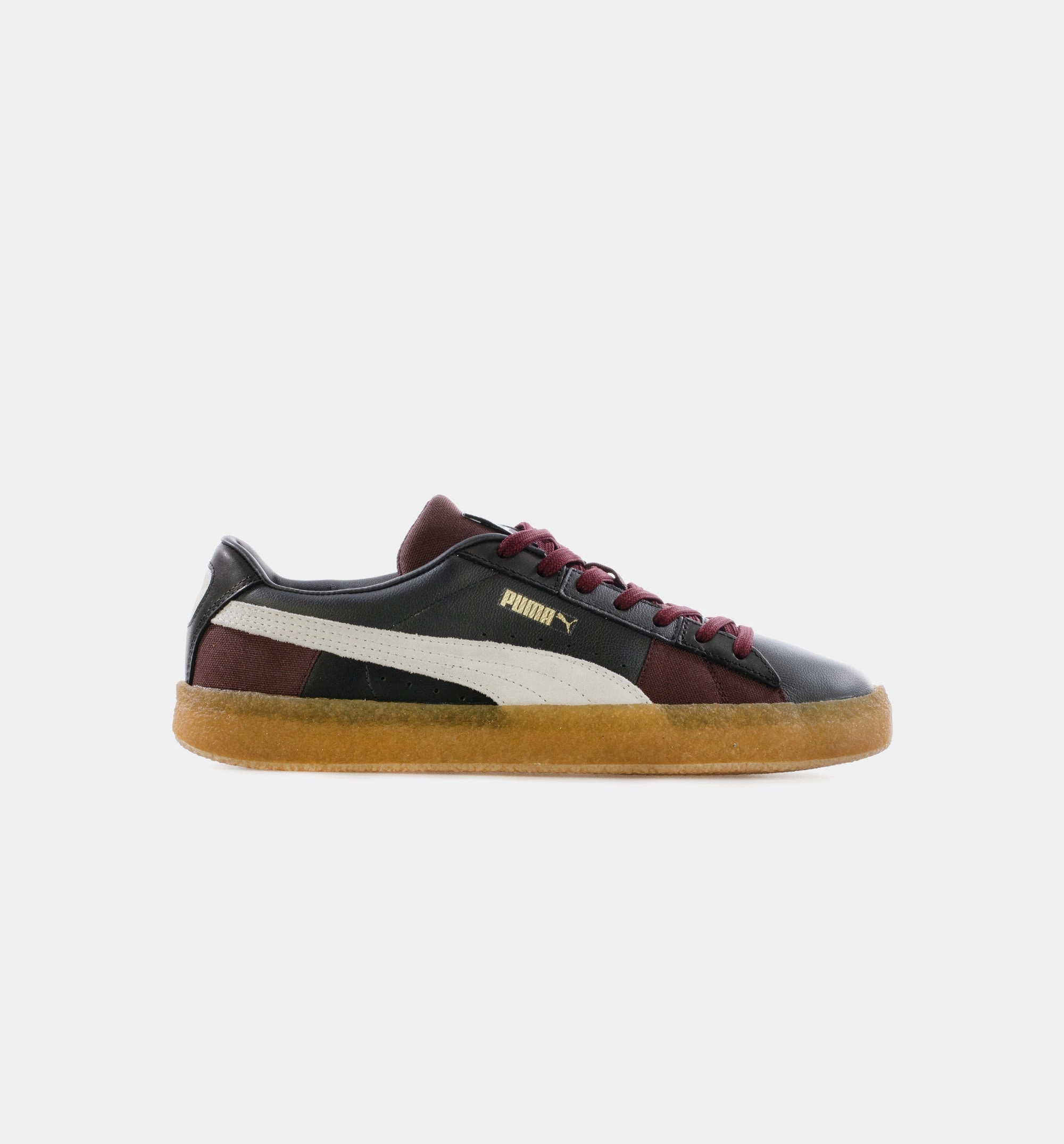 Suede Crepe Patch Mens Lifestyle Shoe - Ebony/Fudge/Gray Violet Puma India Running Shoes