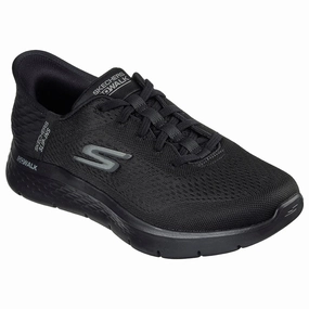 SLIP-INS: GO WALK FLEX - NEW WORLD - BLACK BLACKSKECHERS MEN SHOES Running Shoes