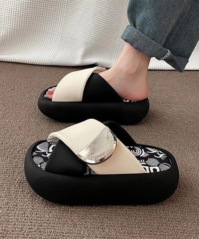 Pink Green Platform Faux Leather Beautiful Splicing Slide Sandals AP1016 Lace Up Sandals Heels