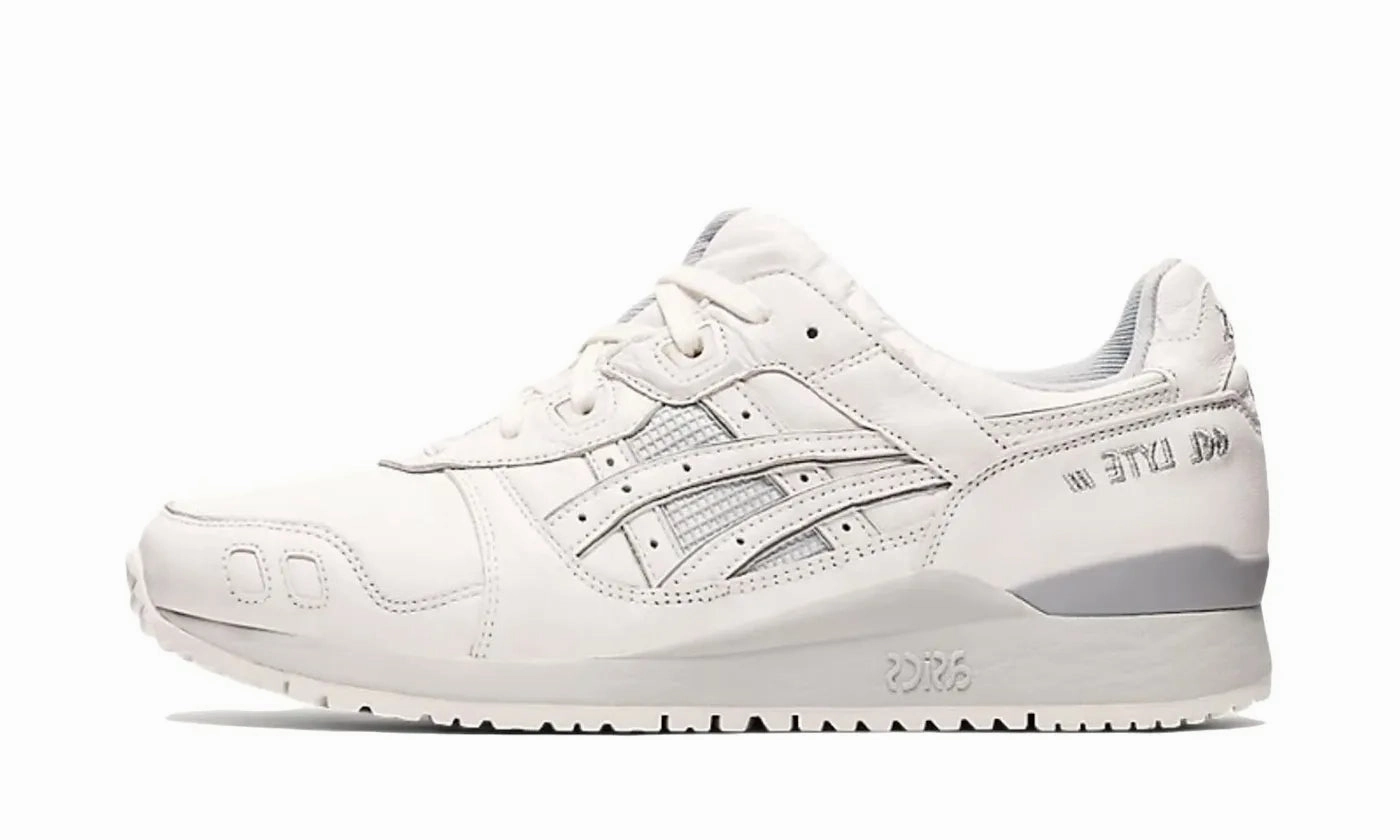 Latest Asics Running Shoes ASICS Gel-Lyte III White Leather
