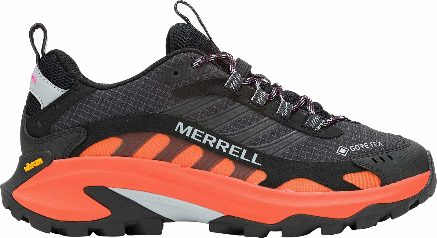 Merrell Moab Speed 2 GORE-TEX Womens Walking Shoes - Black Sizing Climbing Shoes