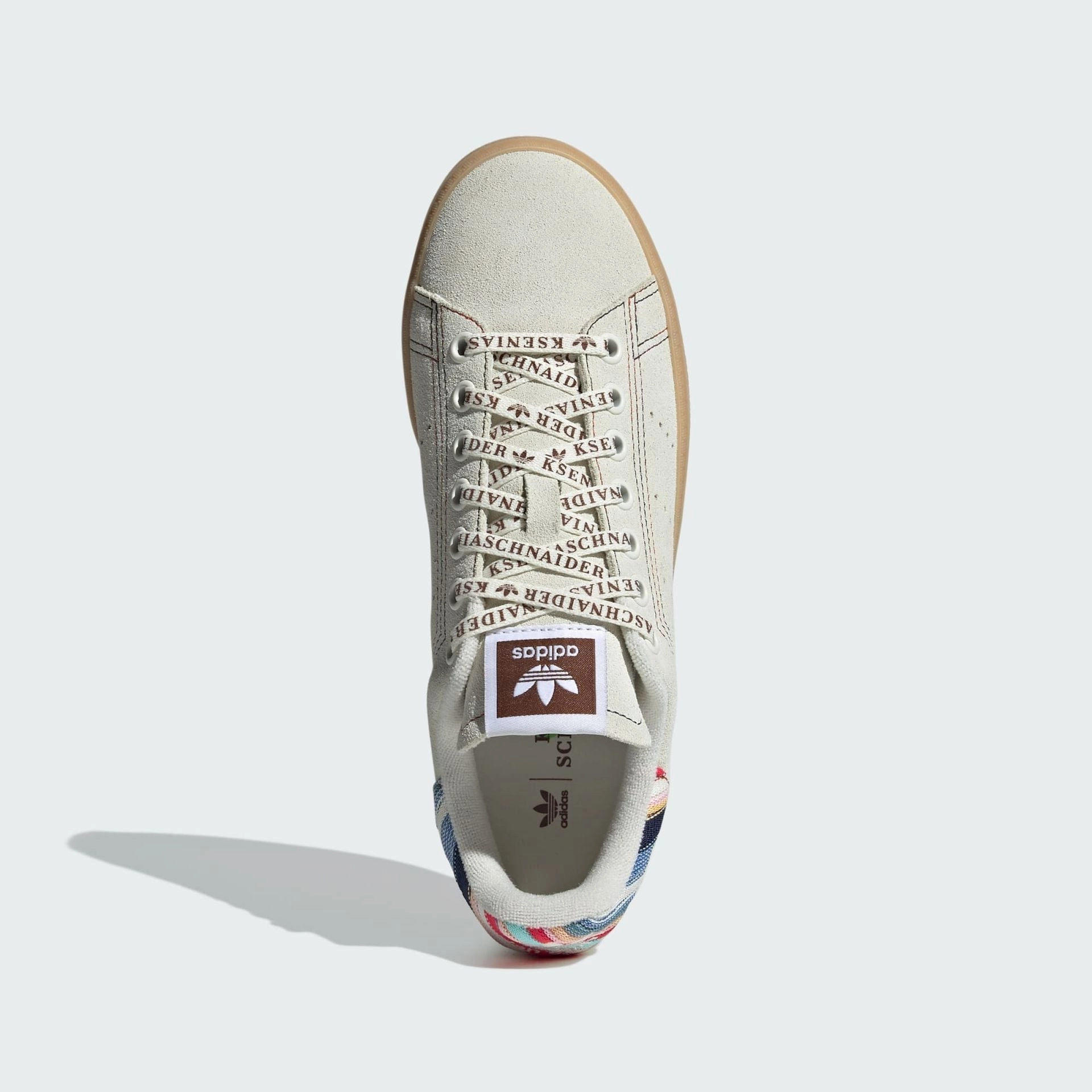 Military Discount STAN SMITH X KSENIASCHNAIDER SHOES - Ivory / Bliss Pink / Gum 3