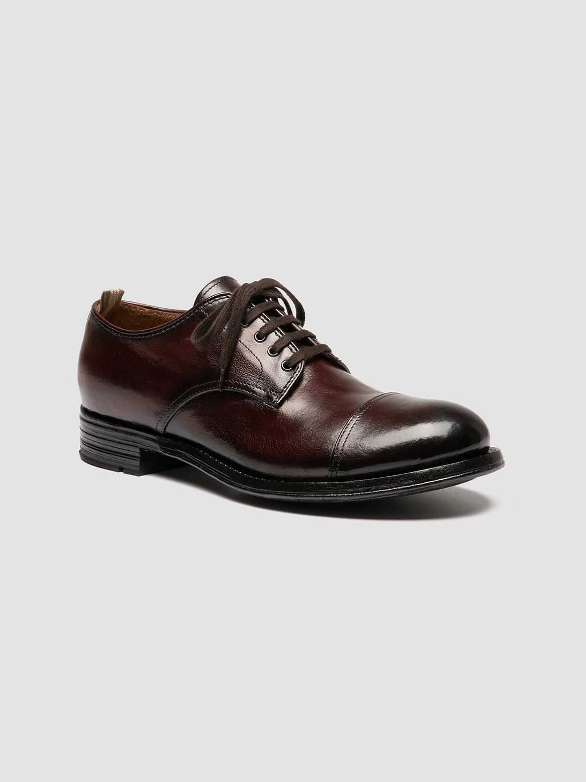 Wenatchee ADMIRAL 008 - Burgundy Leather Derby Shoes