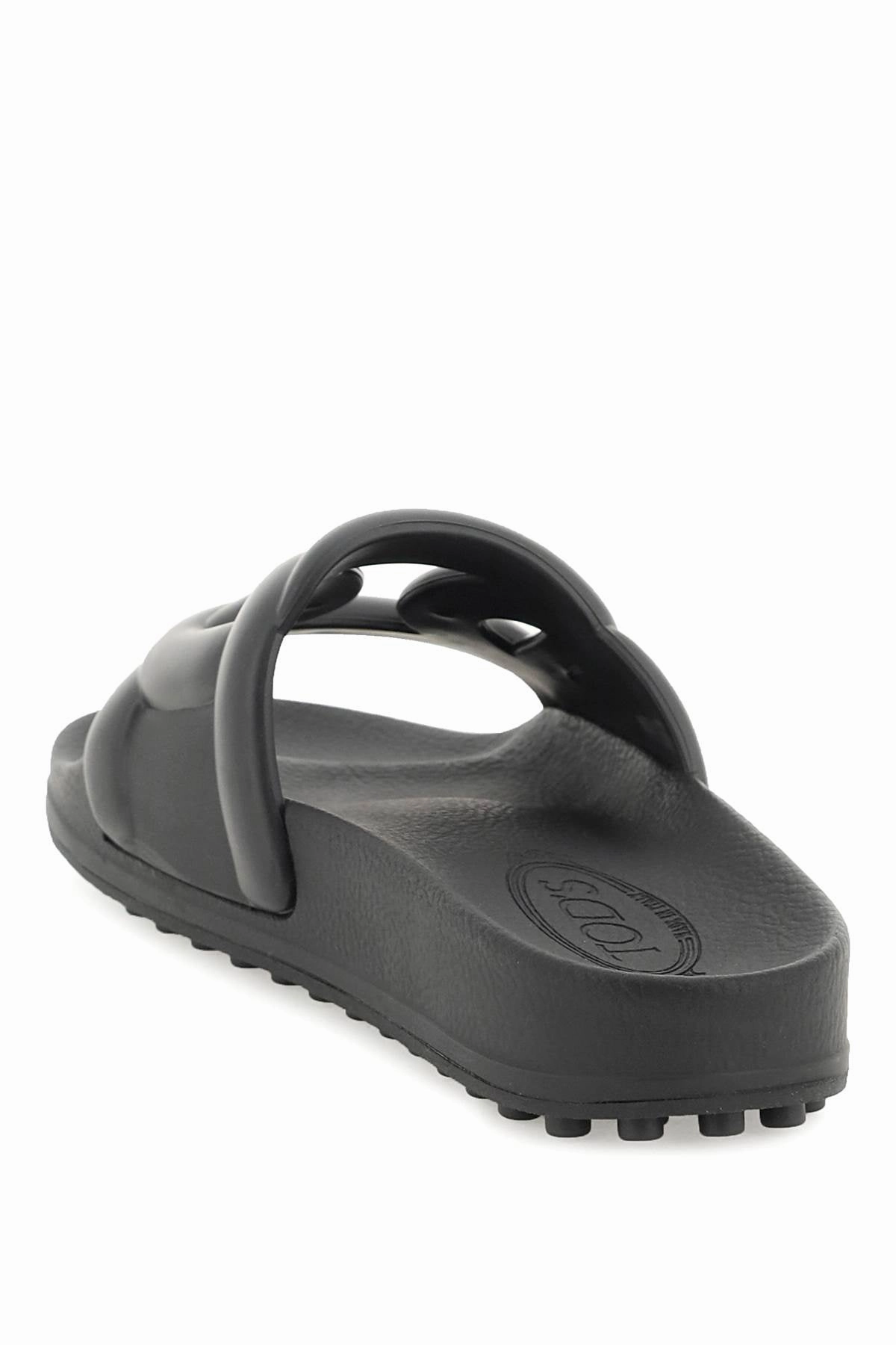 RUBBER SLIDES WITH MAXI CHAIN