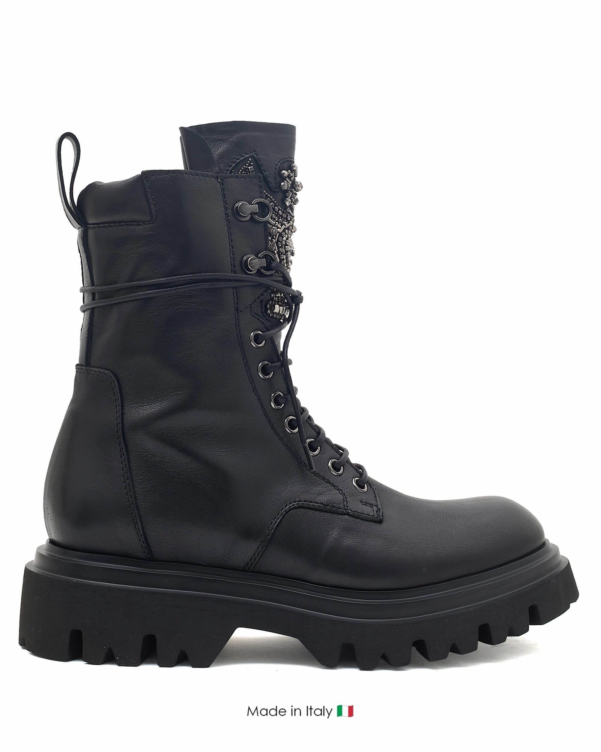 Stella Combat Boot Nero Combat Winter Boot