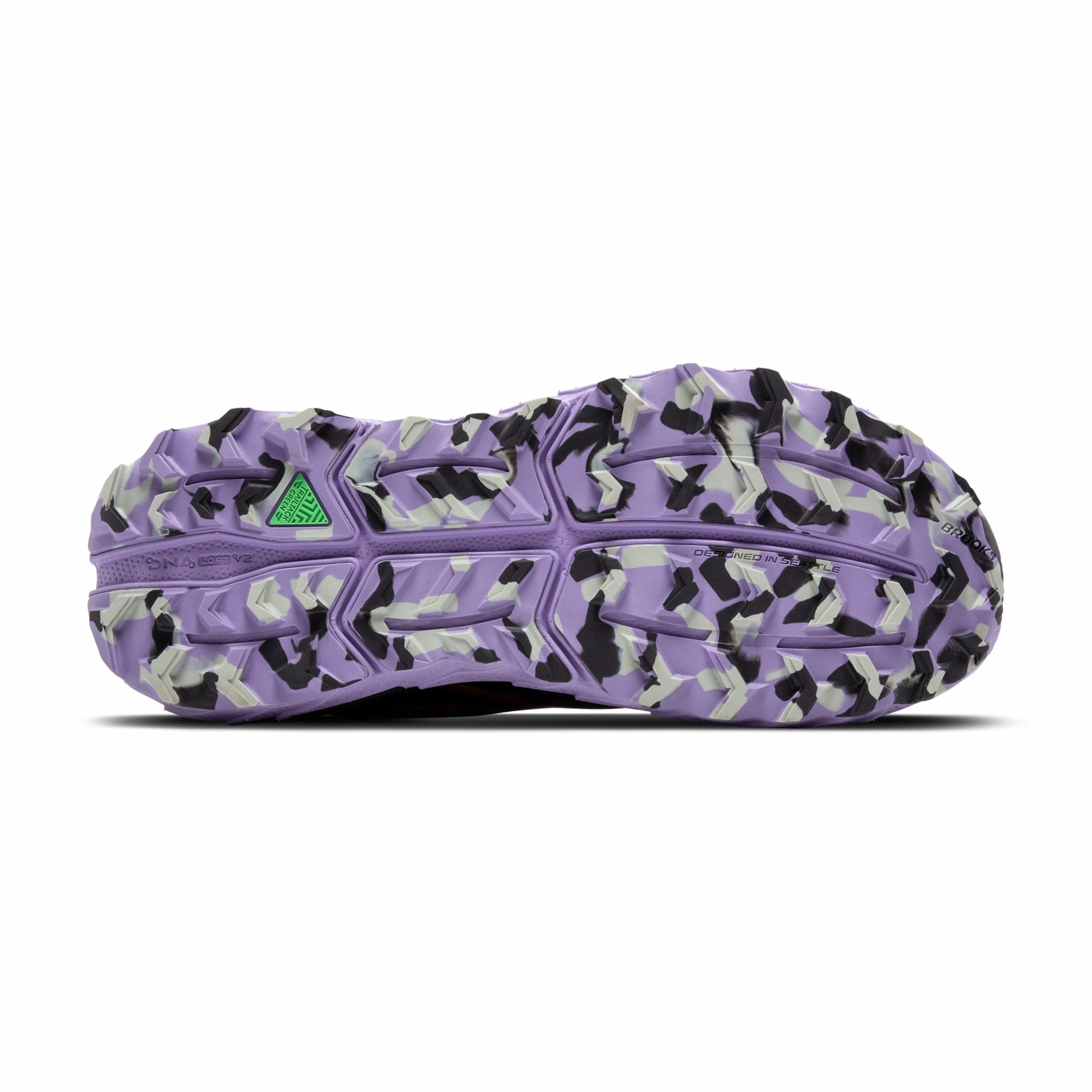 Brooks Womens Cascadia 18- Ebony/Sweet Lavender/Copper (1204161B048) Go Outdoors Trail Shoes