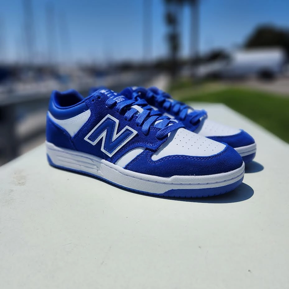 NEW BALANCE BB480 "Kentucky" Black Leather New Balance Sneakers