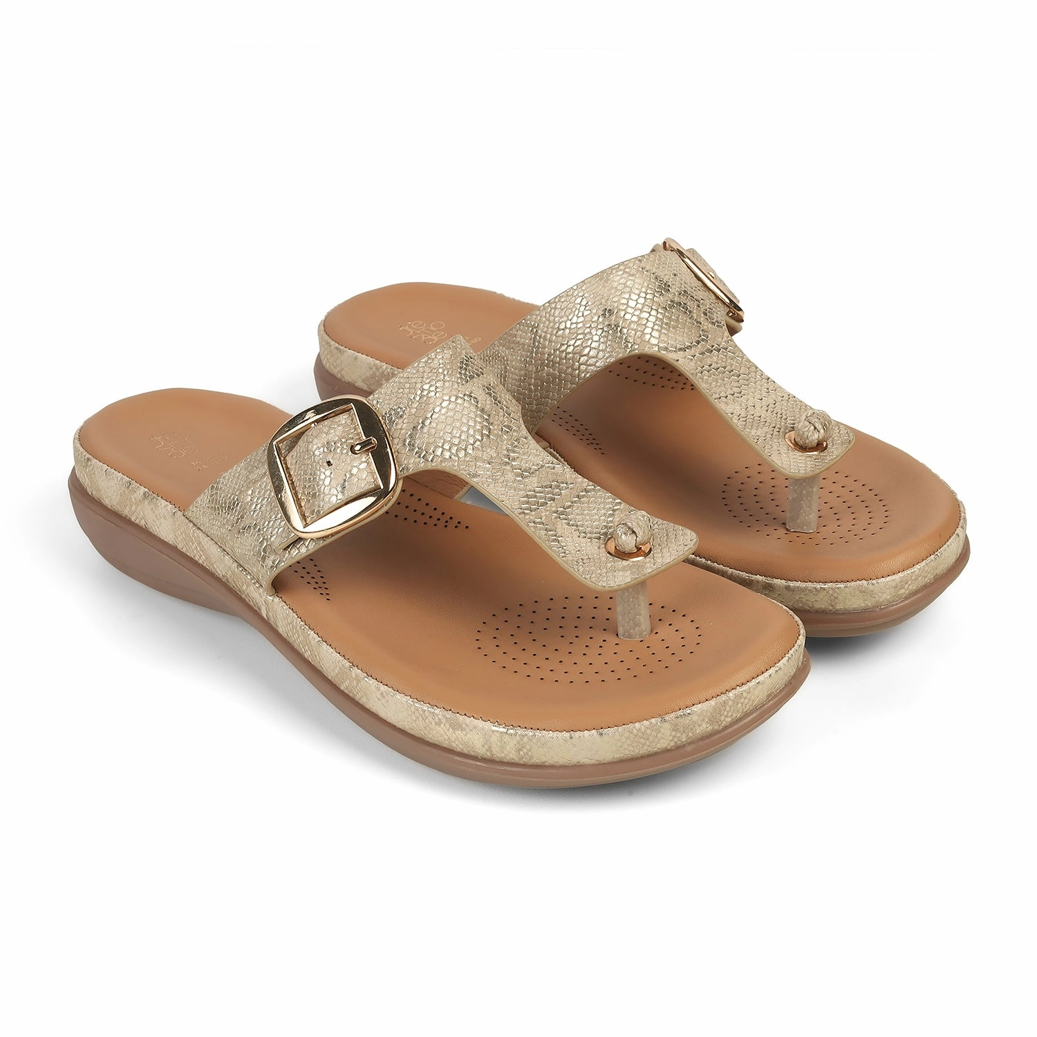 Sandals Nail Spa Sylvania Ohio Tresmode Espoo Gold Women's Casual Platform Flats