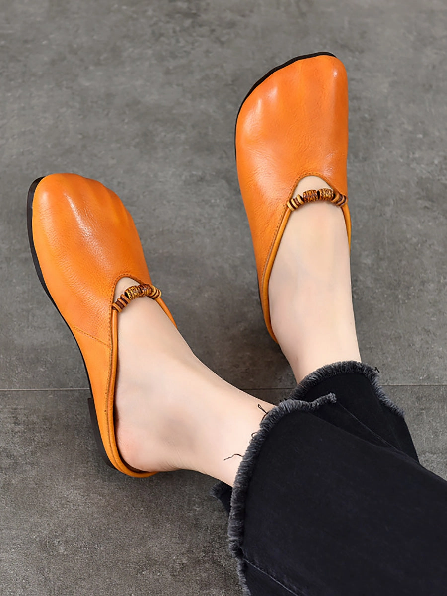 Summer Vintage Leather Soft Sandals Women Nepal