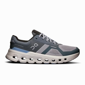 ON Cloudrunner 2 (Alloy/Chambray) - Men's Cushion Running Shoes