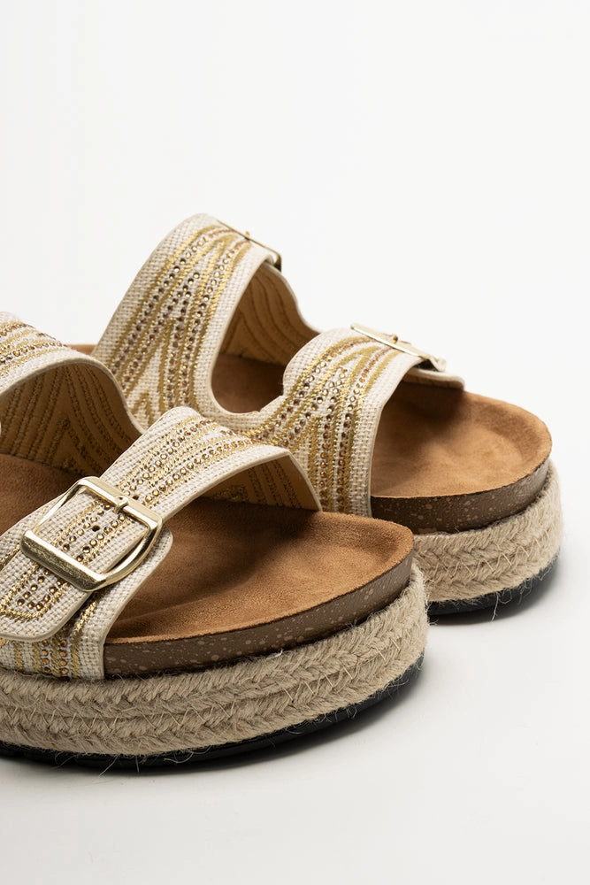 Double Band Sandals Natural Sandals Jamaica Ochi Beach Resort