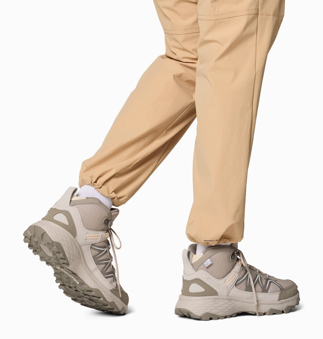 Best Cushioned Hiking Shoes Columbia Women's Peakfreak Rush Mid Outdry Hiking Shoe Taupe