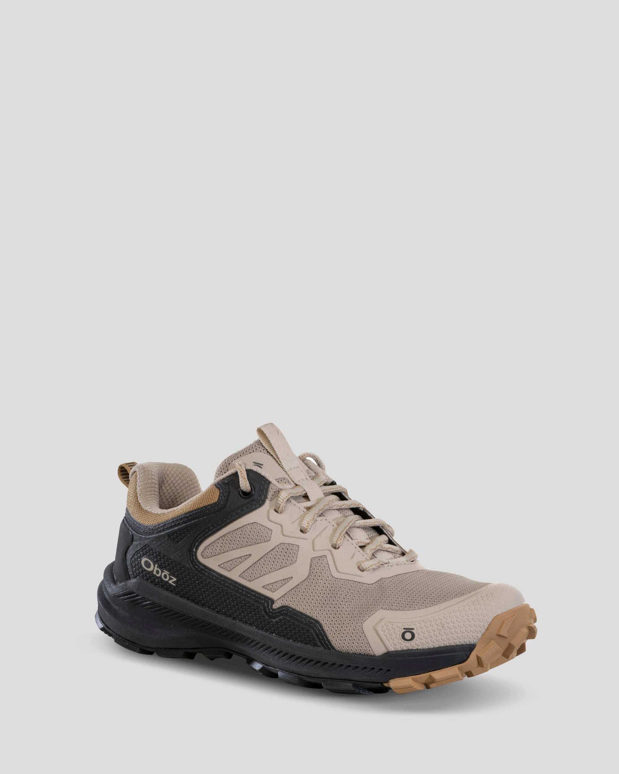 Women's Oboz Katabatic Low Hiking Shoes - Snow Leopard Trail Vented Hiking Shoes