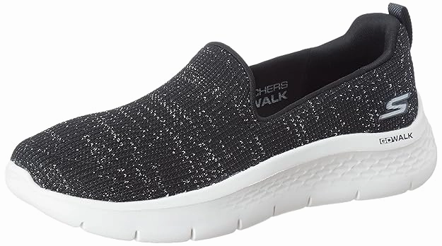 Jim Walmsley Shoes GO WALK FLEX - BLACK WHITE