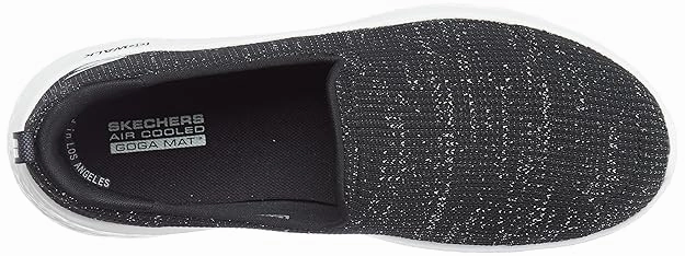 GO WALK FLEX - BLACK WHITE Last Season