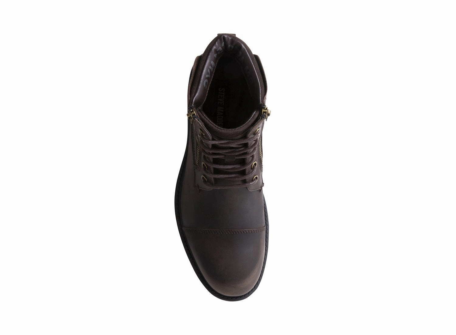 Bowery Lace Up Combat Boot SURPLUS BROWN LEATHER