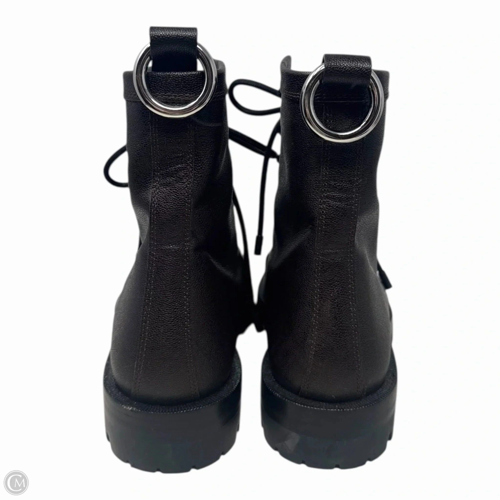 Thick Sole Combat Boots Lyndon Halo Combat Boots Luxury Designer By Alexander Wang In Brown, Size: 7