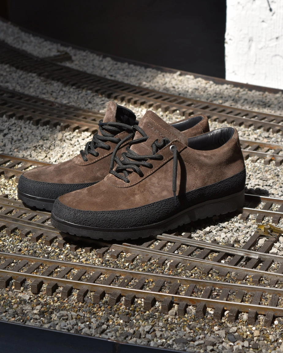 Hiking Shoes Vs Approach Shoes Tarvas Explorer Hiking Sneaker in Chocolate Suede
