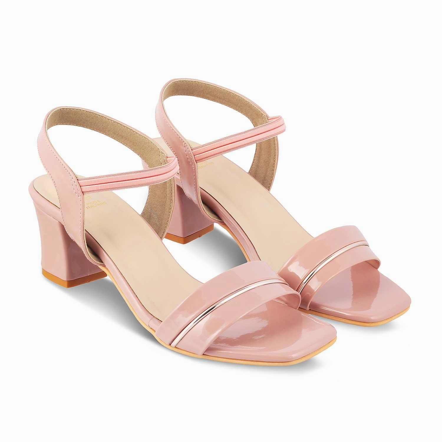 Wedding Sandals Low Heel The Rachel Pink Women's Dress Block Heel Sandals Tresmode