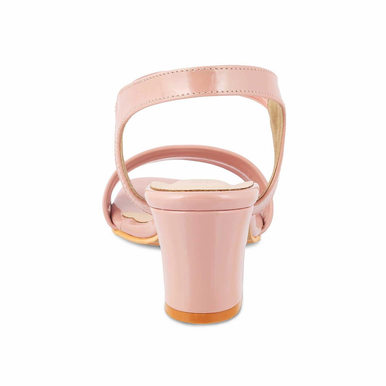 The Rachel Pink Women's Dress Block Heel Sandals Tresmode Sandals Halcyon Resort St Lucia