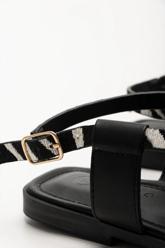 Toe Post Sandals Black Agent Login