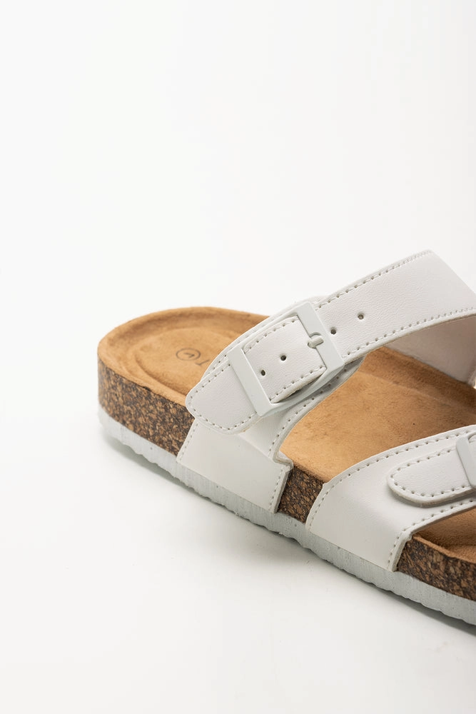 Toe Post Sandals White Libby Sandals