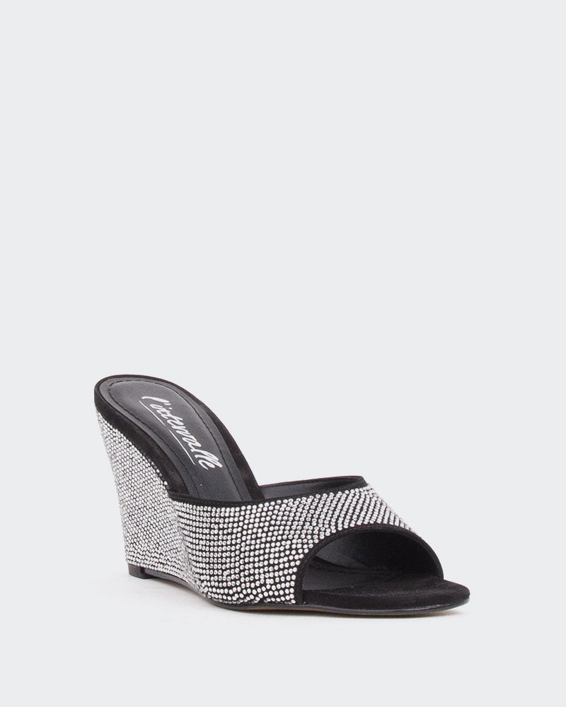 Crystal Black Suede Sandals Resort Barbados