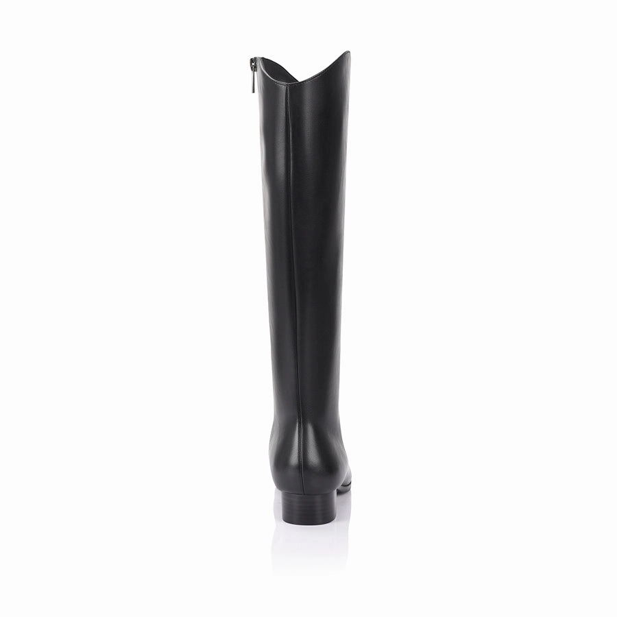 Knee High Boots Tall Canterbury Knee High Boots - Black