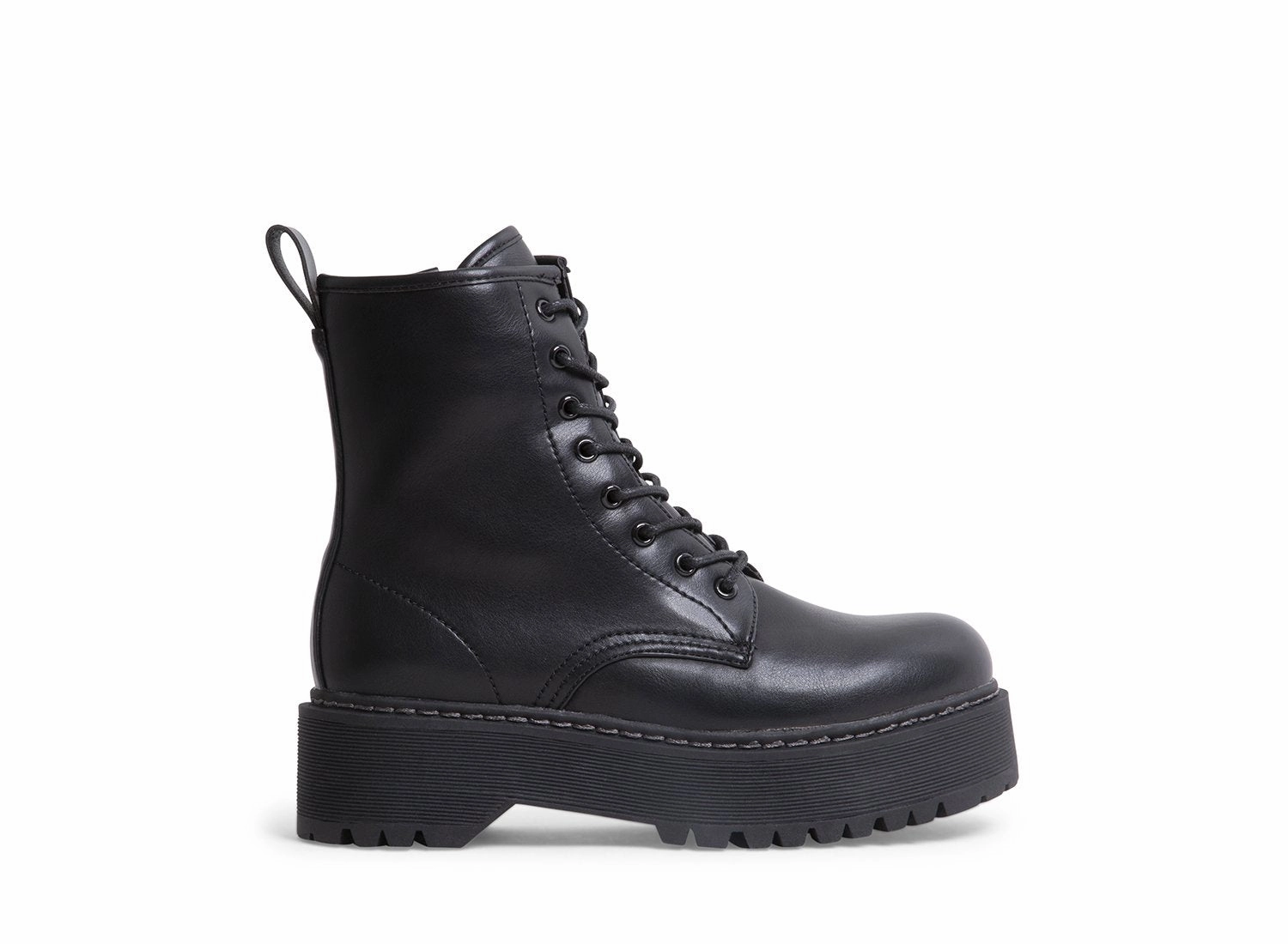 BETTYY BLACK SYNTHETIC Tillys Combat Boots