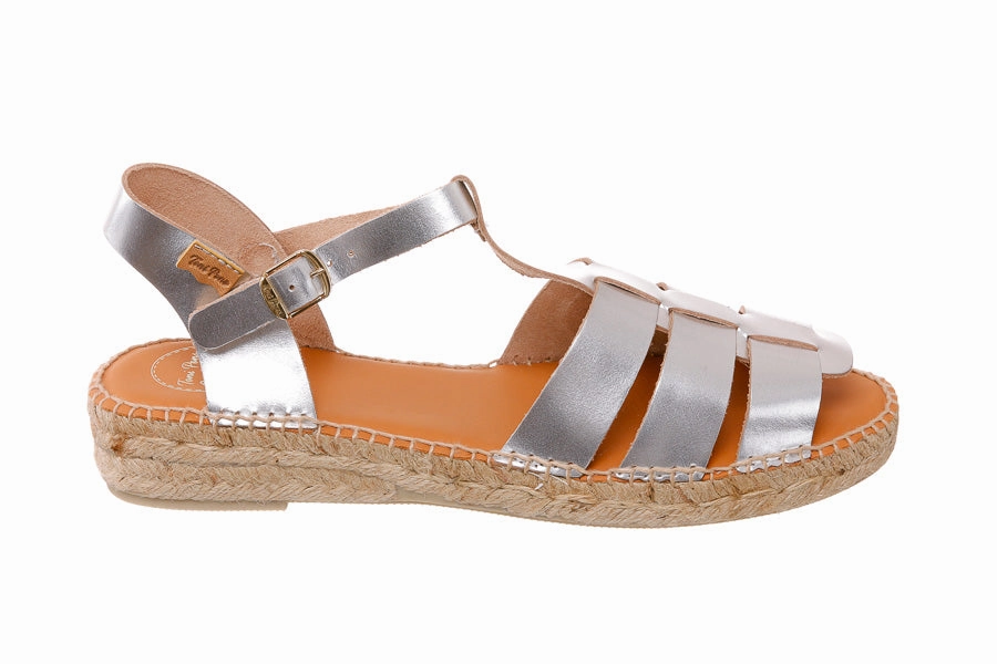 Chelsea Crew Espadrilles Tp Acres Silver