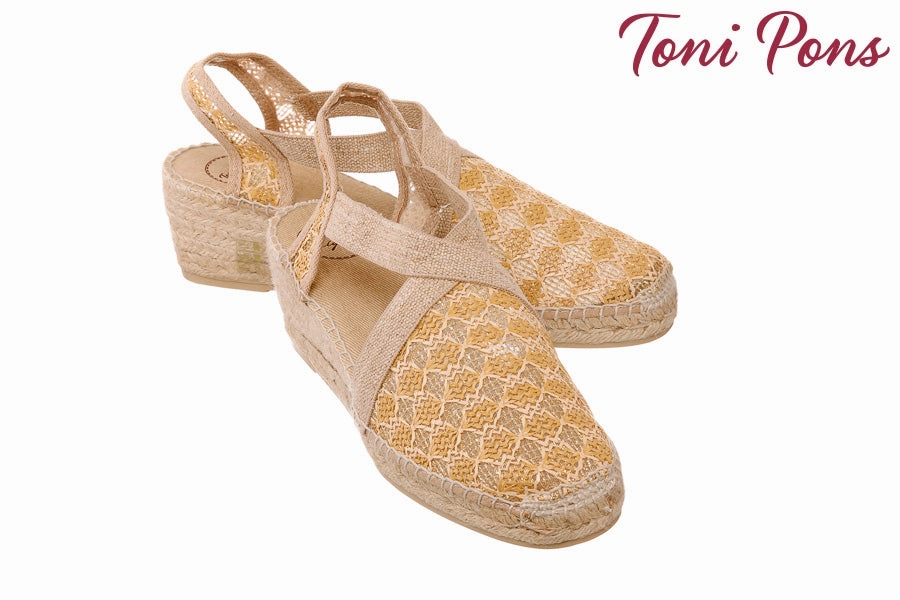 Tp Ria Glitter Espadrilles Sandals