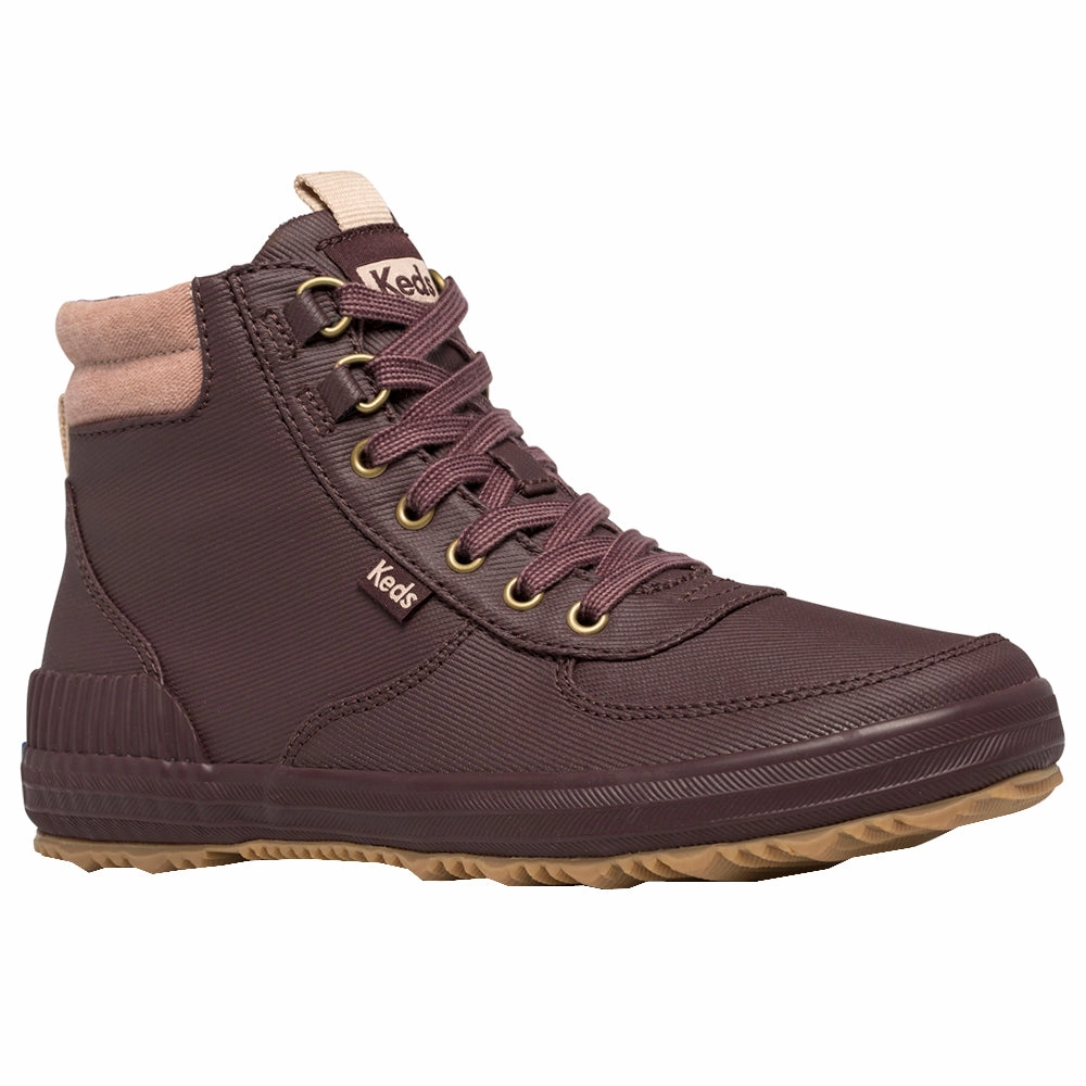 London Fog Thames Rain Boot Scout Boot III Sp Twill Round Toe Lace Up Boots