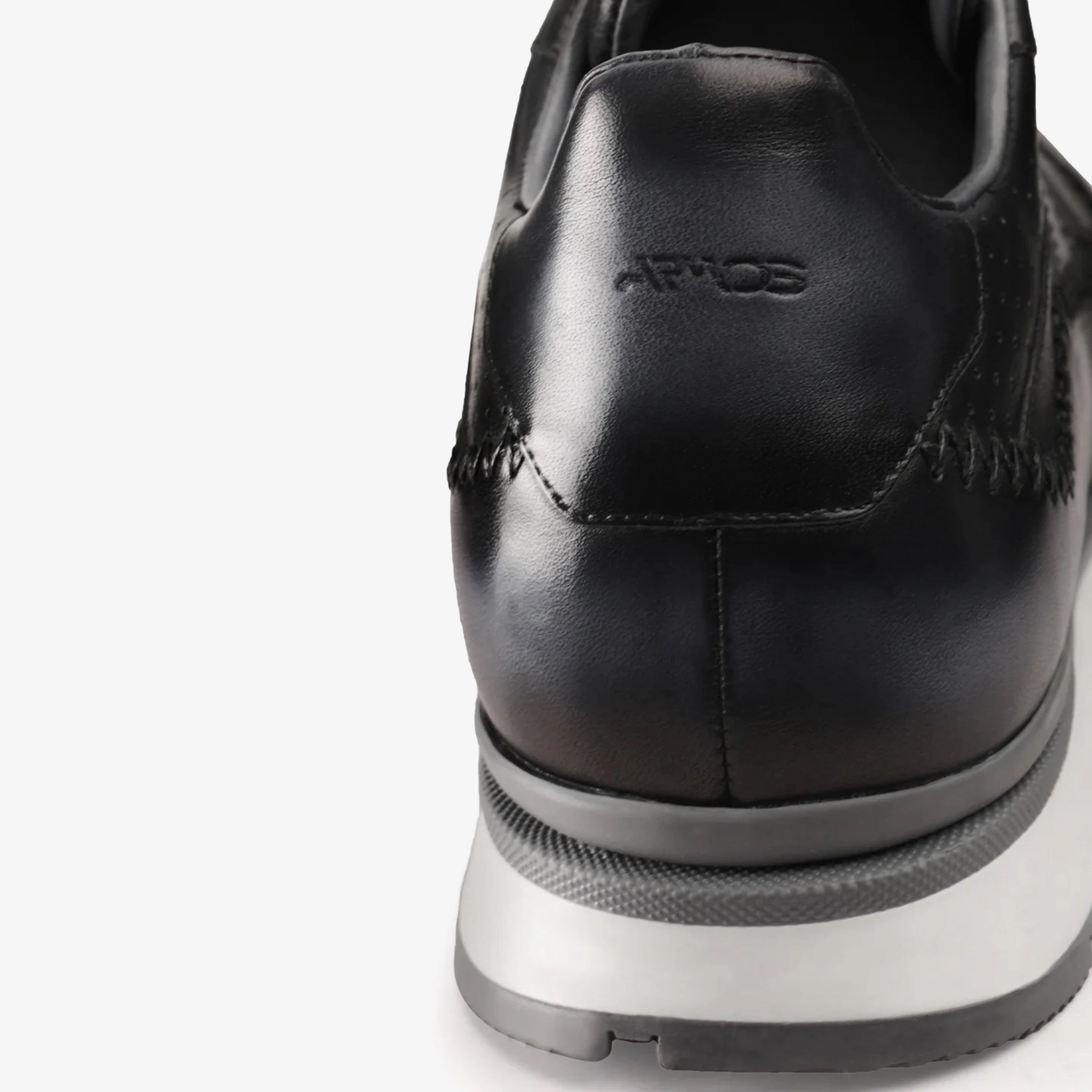 Men's Gray Patina Leather Sneaker Best Hiking Shoes For Alaska