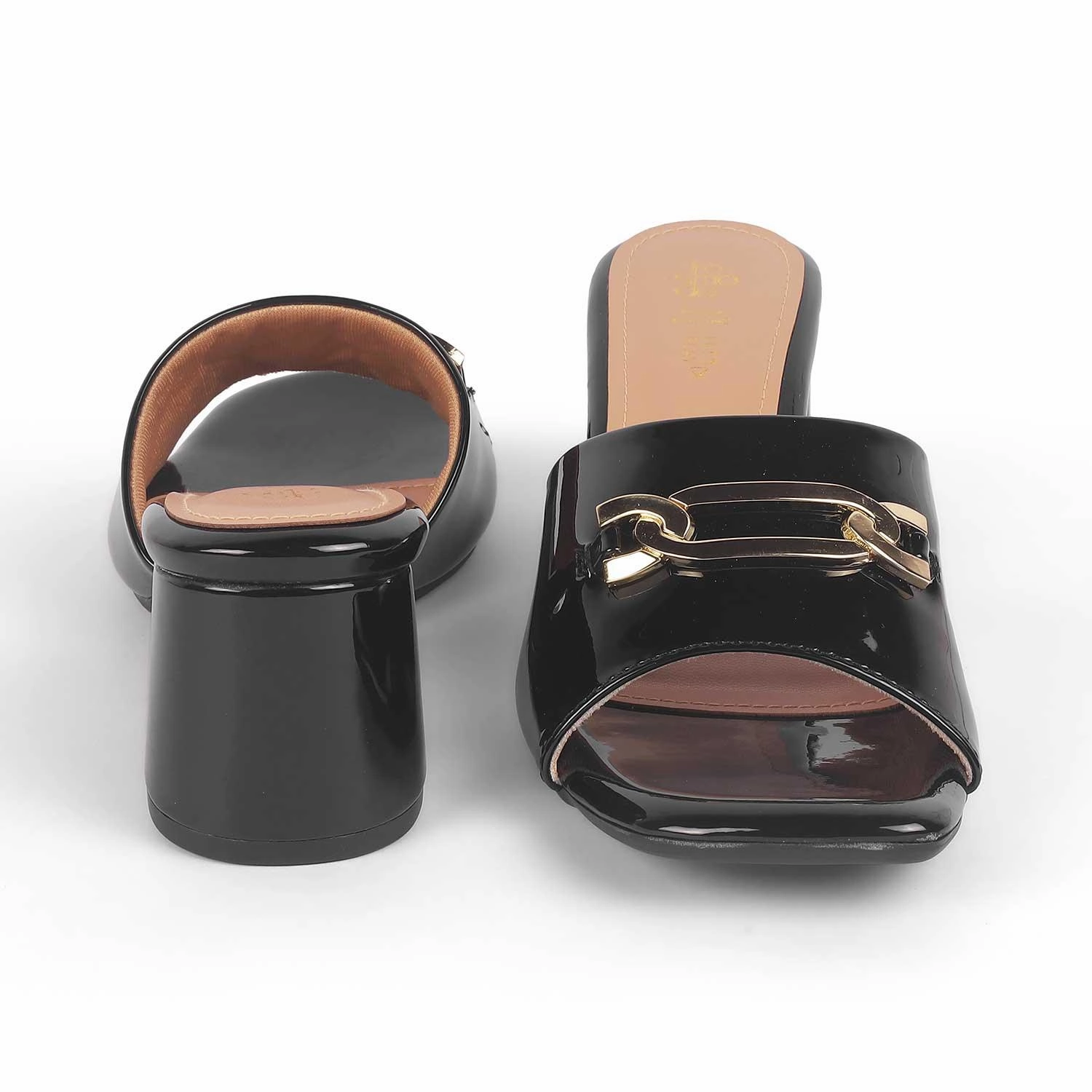 Winter Sandals Tresmode Adare Black Women's Dress Block Heel Sandals