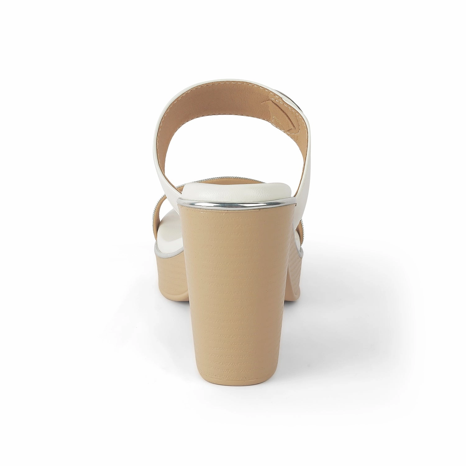 Braided Sandals Tresmode Tall White Women's Dress Block Heel Sandals