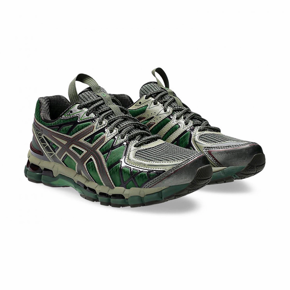 UB10-S GEL-Kayano 20 'Moss Gunmetal' Asics Gel Foundation 13 Running Shoes