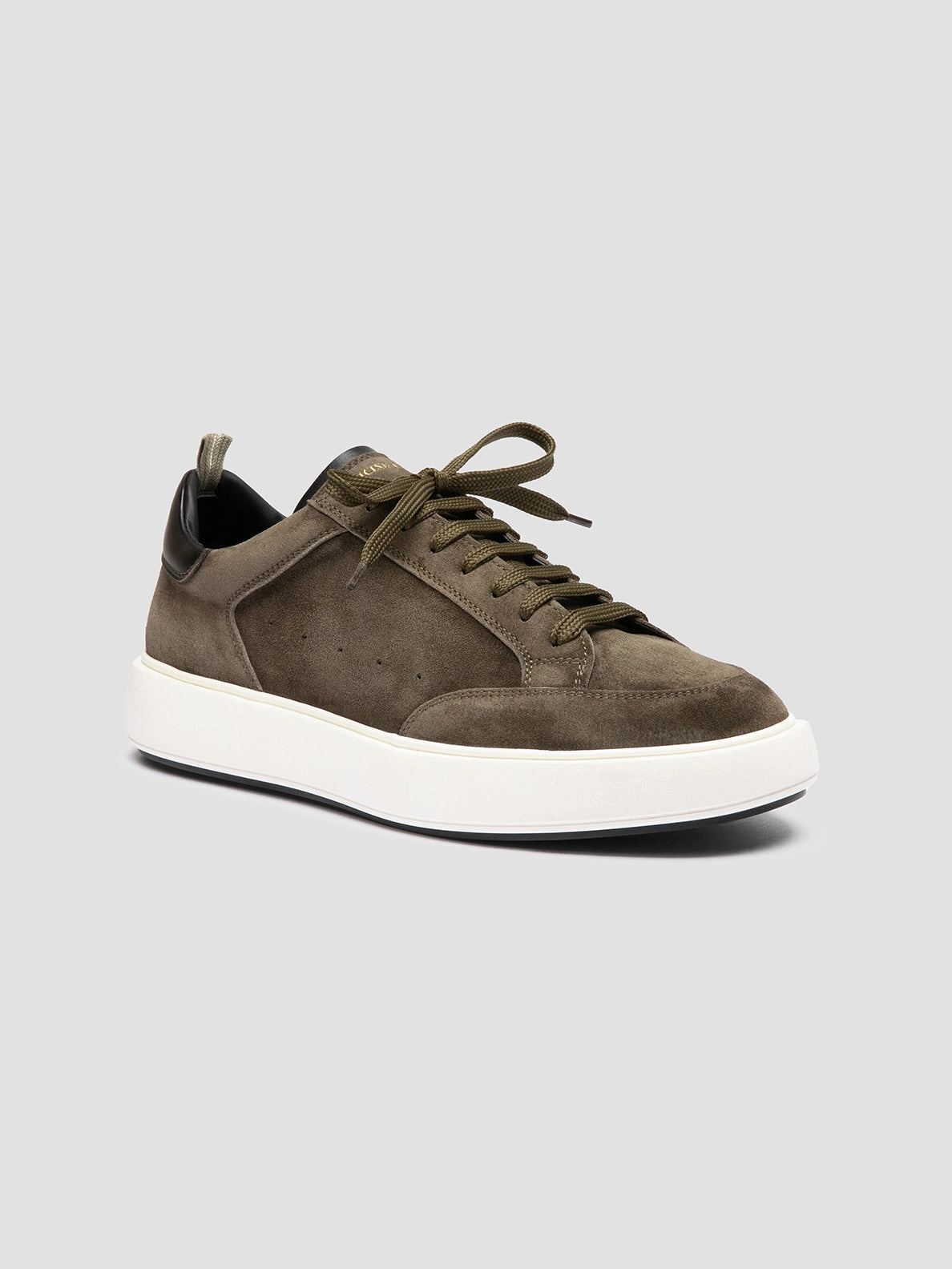 SEQUEL 002 - Green Suede and Leather Low Top Sneakers Best Shoes For