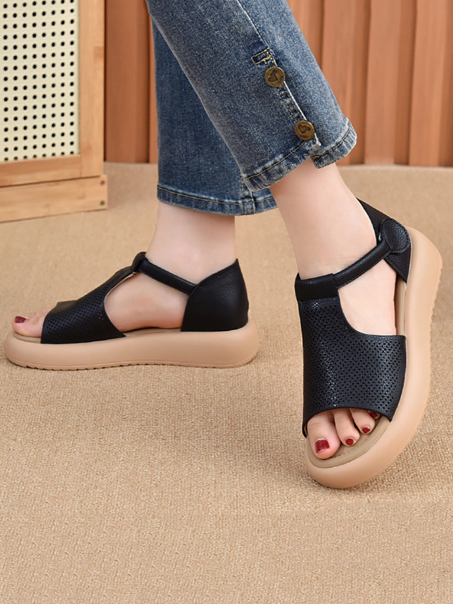 Summer Sandals Casual Leather Women Platfrom Shoes Birmingham