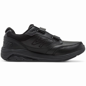 New Balance Rocker Bottom New Balance 928v3 Hook-and-Loop Black Leather (Men's)