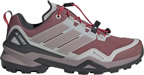 adidas Terrex Skychaser GORE-TEX Womens Walking Shoes - Red Hiking Shoes With Traction